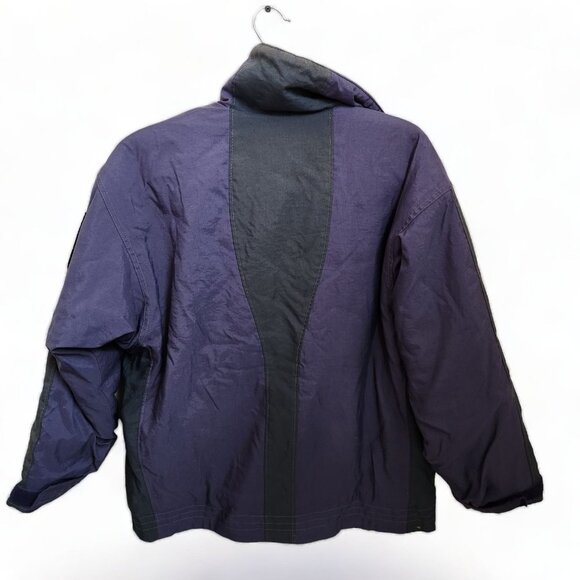 Vintage Columbia Sherpa Lined Jacket Coat Women Small Heavyweight Convert Purple - Picture 3 of 16